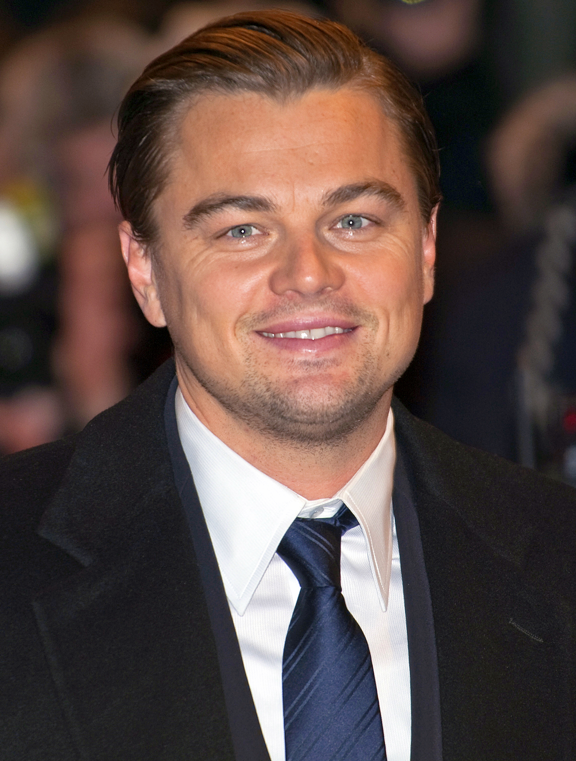 Leonardo DiCaprio, que interpreta Jordan Belfort a The Wolf of Wall Street